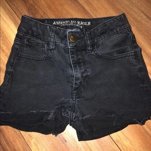 American Eagle shorts. size 0. stretchy hi rise